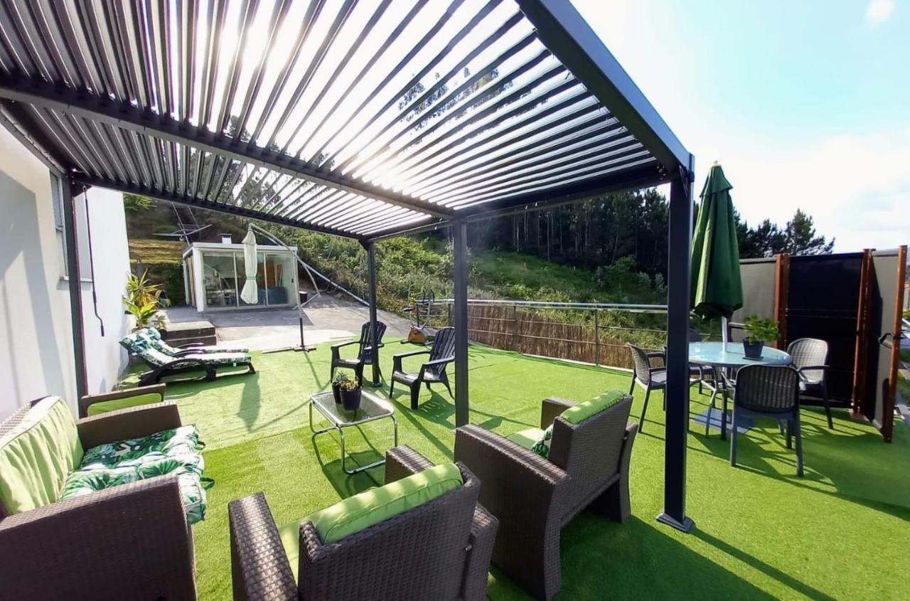 Casa Rocha Velha Con Terraza Y Piscina Particular Apartment Santiago de Compostela Bagian luar foto
