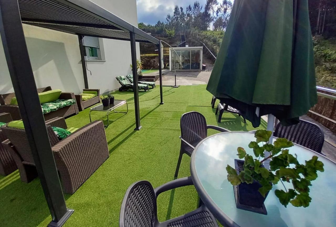 Casa Rocha Velha Con Terraza Y Piscina Particular Apartment Santiago de Compostela Bagian luar foto