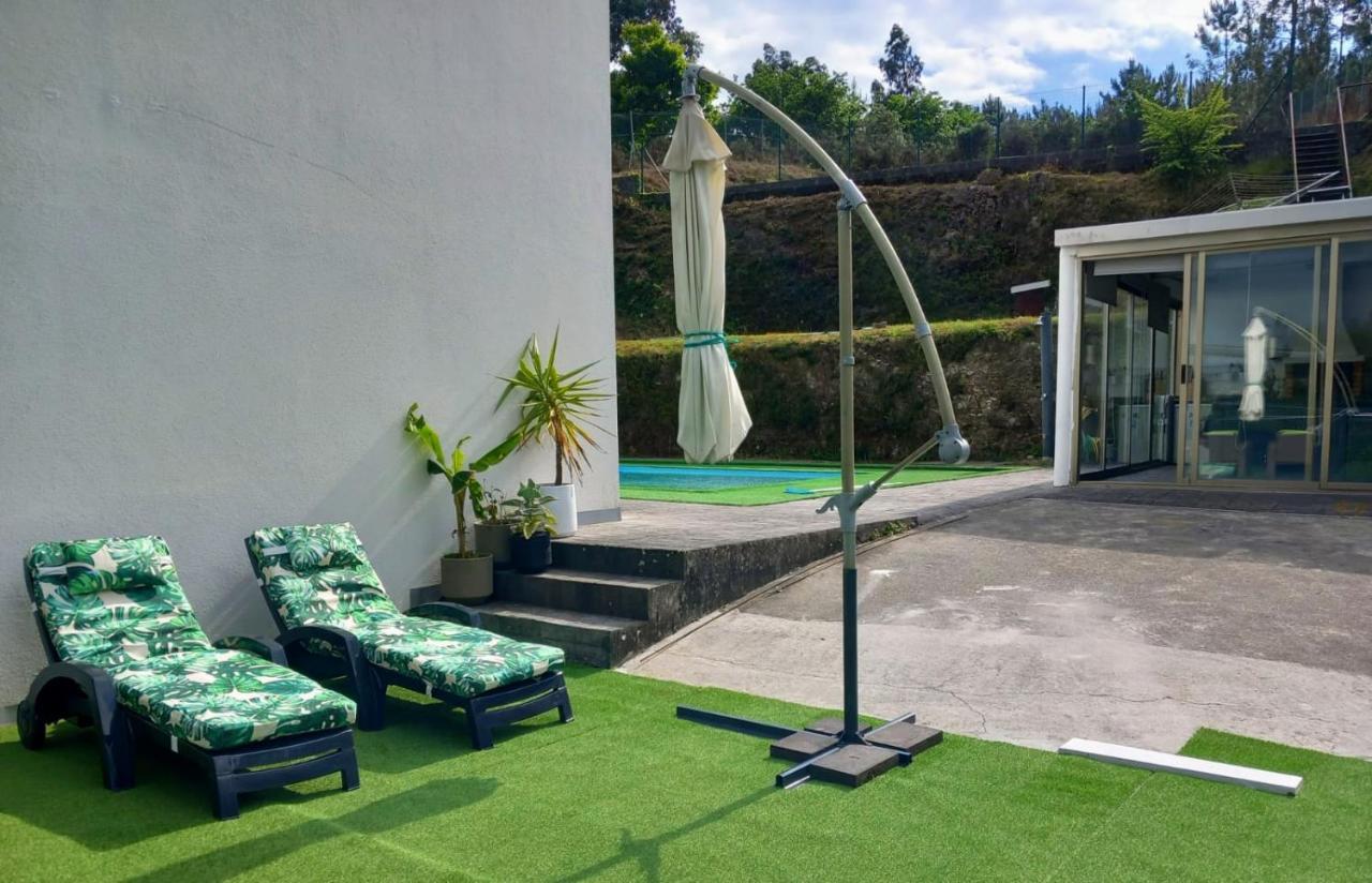 Casa Rocha Velha Con Terraza Y Piscina Particular Apartment Santiago de Compostela Bagian luar foto