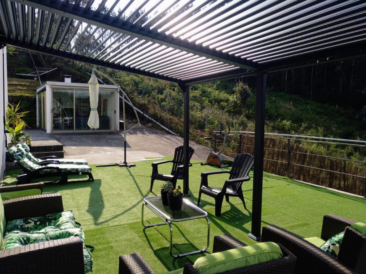 Casa Rocha Velha Con Terraza Y Piscina Particular Apartment Santiago de Compostela Bagian luar foto