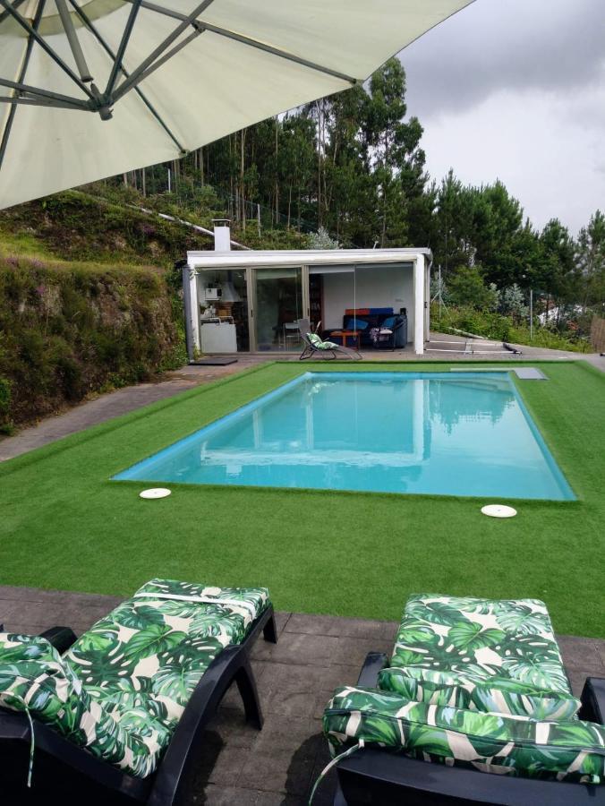 Casa Rocha Velha Con Terraza Y Piscina Particular Apartment Santiago de Compostela Bagian luar foto