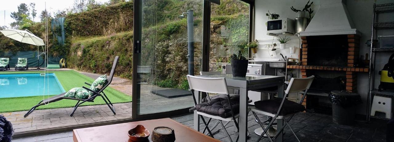 Casa Rocha Velha Con Terraza Y Piscina Particular Apartment Santiago de Compostela Bagian luar foto