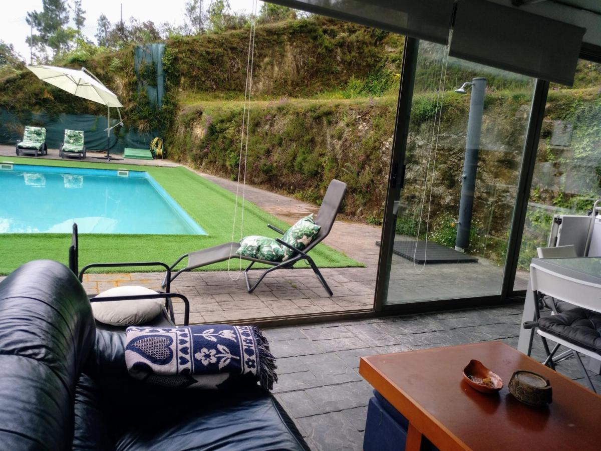 Casa Rocha Velha Con Terraza Y Piscina Particular Apartment Santiago de Compostela Bagian luar foto